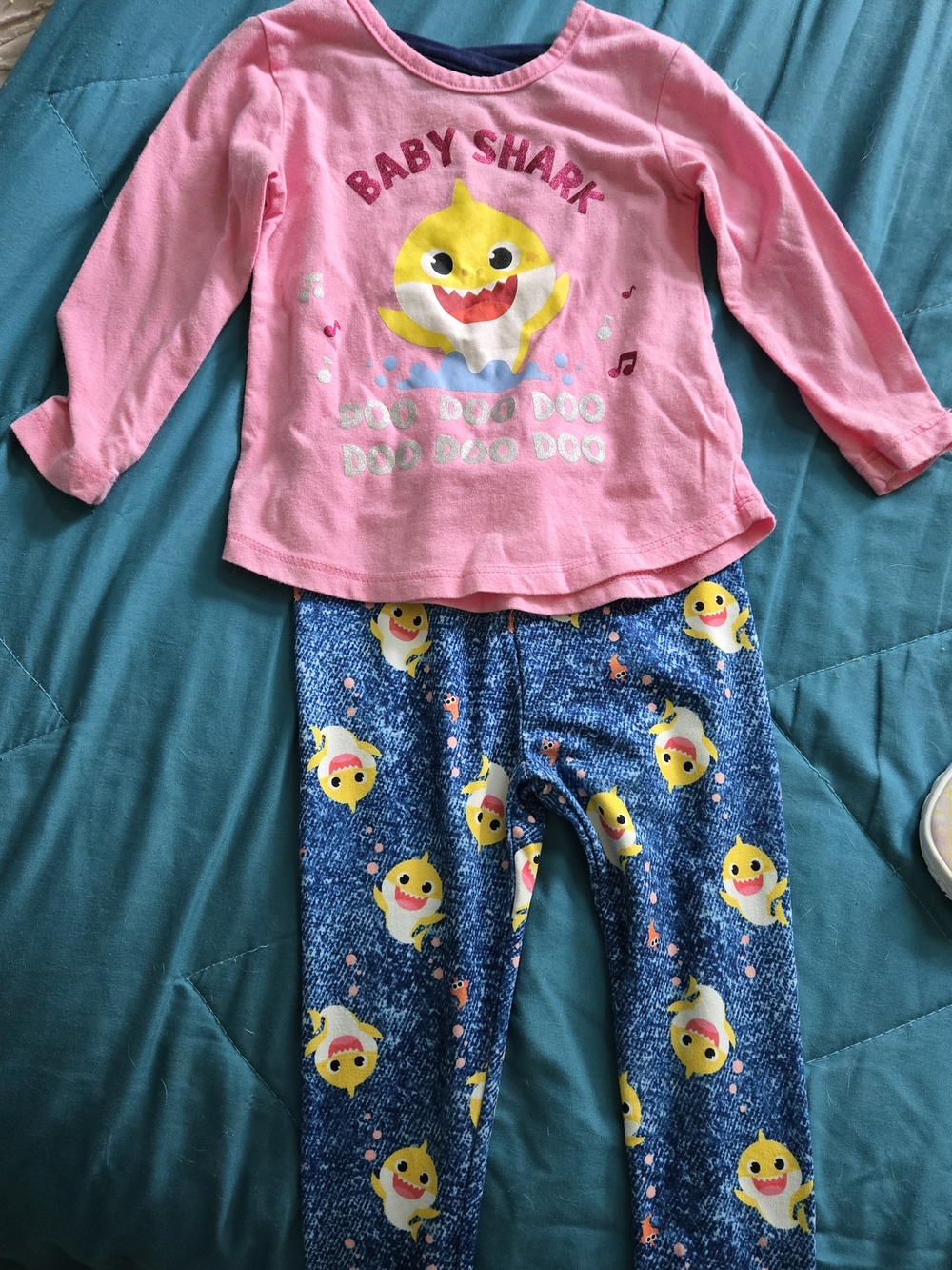 Baby Shark Pink & Blue Kids Set